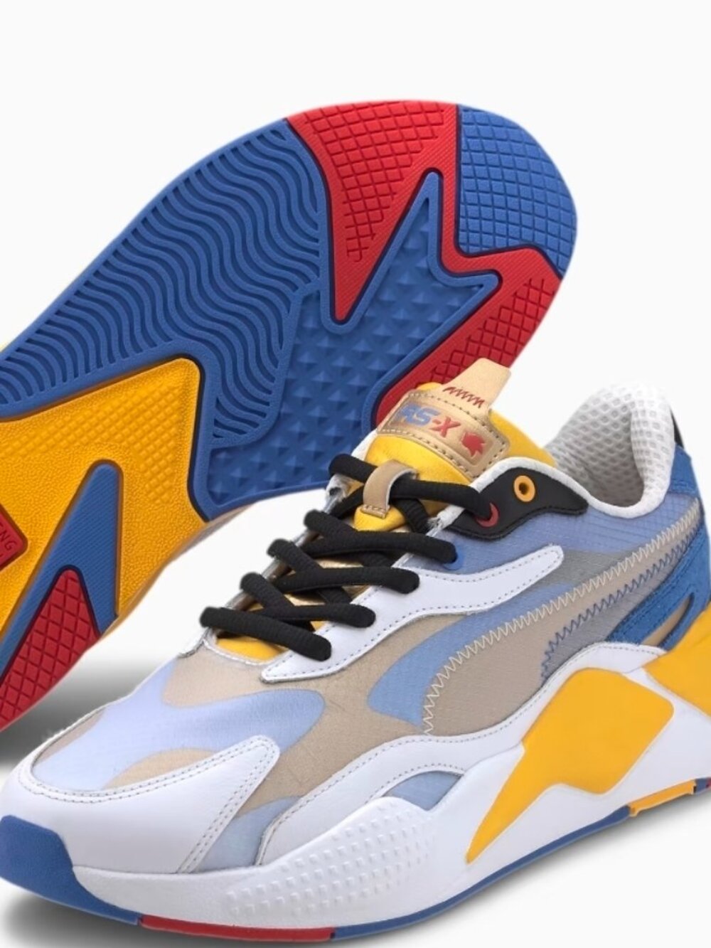 Puma RS-X Sonic Jr Sonic the Hedgehog Youth  White Blue Yellow